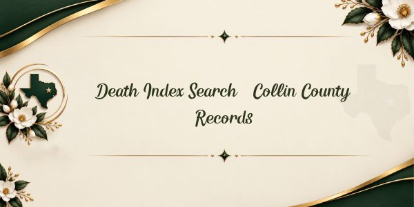Death Index Search – Collin County Records